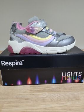 Geox Respira Light Up Unicorn Sneakers Size 12